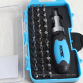 FIXTEC Multipurpose Hand Tools Set 38PCS Screwdriver Set With 37PCS CRV Bits & 1PC Ratchet Screwdriver